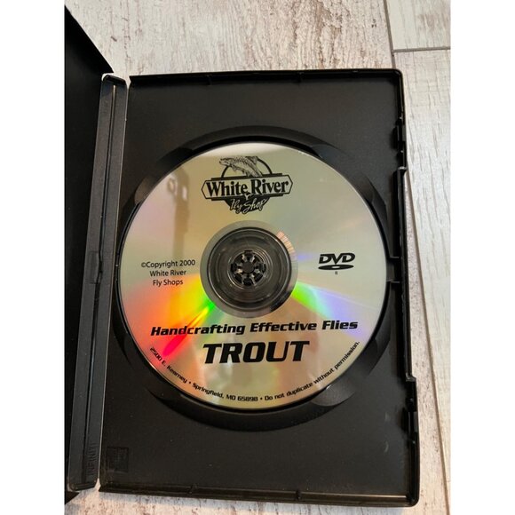 Handcrafting Effective Flies Trout DVD By White River Fly Shop With Lefty Kreh - Picture 2 of 4